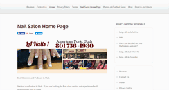 Desktop Screenshot of americanforknailsalon.com